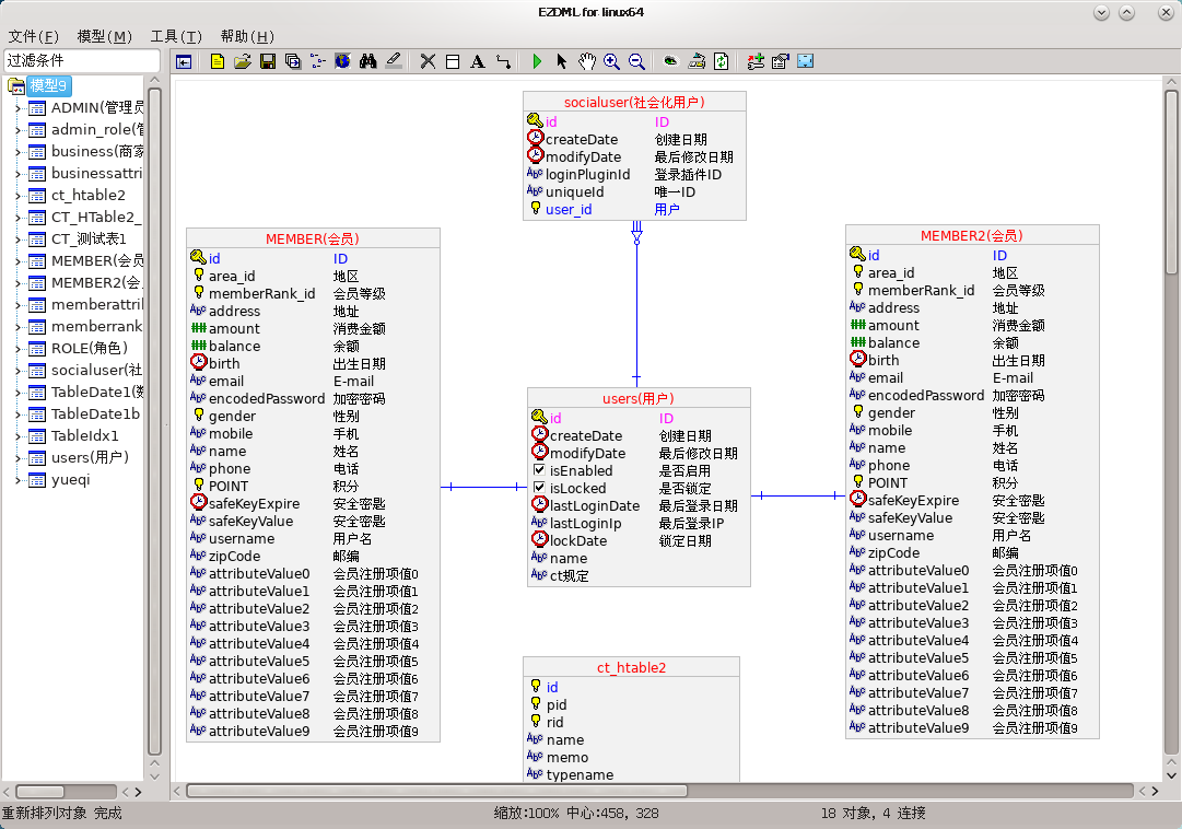 Linux导入结果